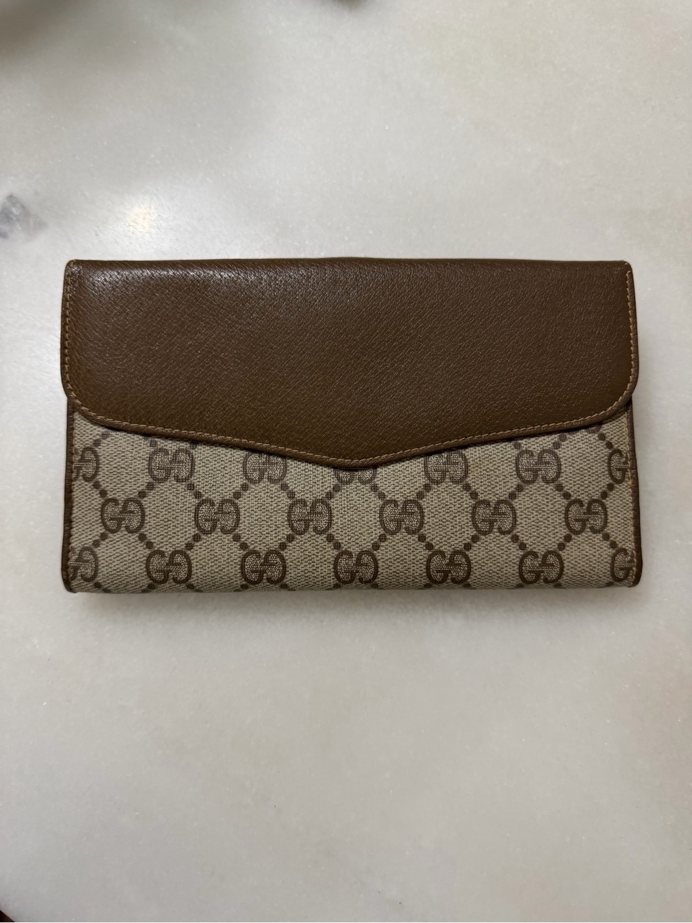 Vintage GUCCI Sherry GG Long Wallet Authentic - Picture 4 of 6
